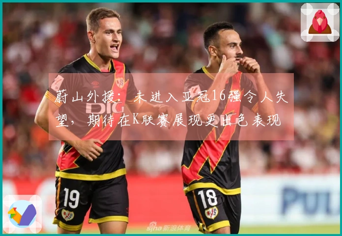 蔚山外援：未进入亚冠16强令人失望，期待在K联赛展现更出色表现